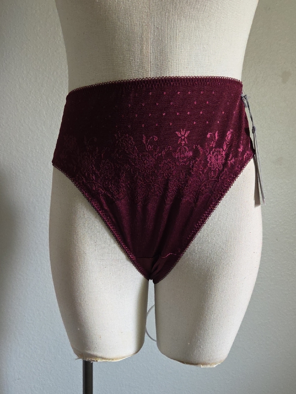jcpenney Burgundy Lace High-Leg Briefs